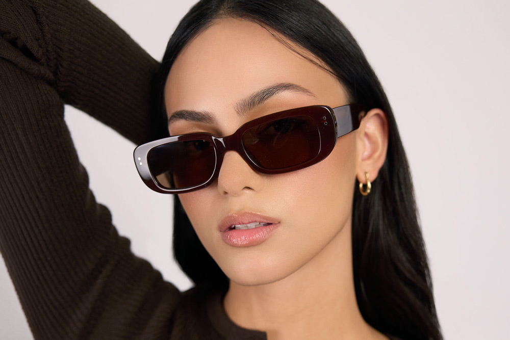 Loretta acetate sunglasses frame.